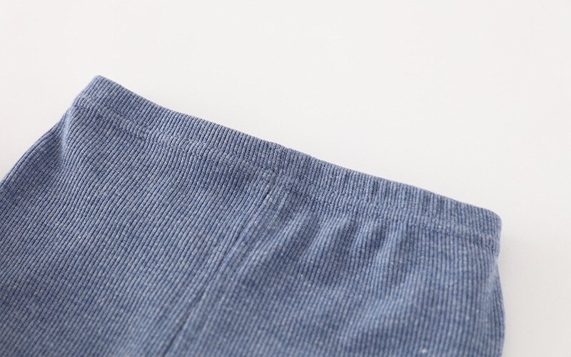 Long Sleeve Solid Color Baby Pajama Set