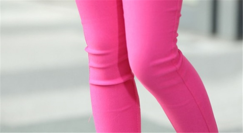 Girls Elastic Pencil Pants