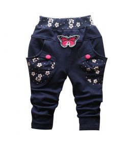 Alternative view of Butterfly Patterned Pants for Baby Girl