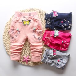 Butterfly Patterned Pants for Baby Girl
