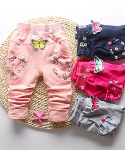 Butterfly Patterned Pants for Baby Girl