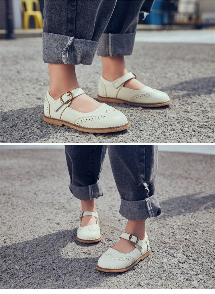 Retro Genuine Leather Sandals