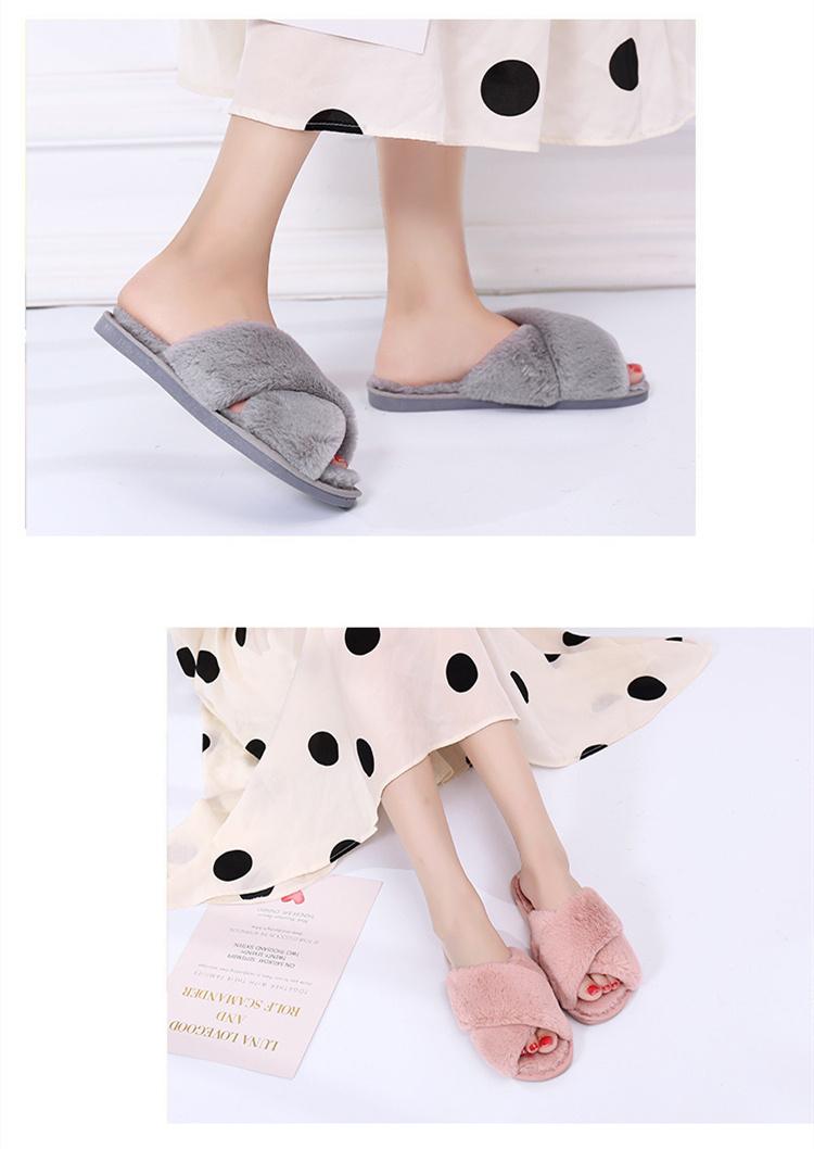 Women's Fashion Winter Plush Home Slippers Women's Fashion Winter Plush Home Slippers