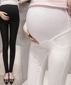 Women's Casual Style Maternity Leggings / Turtleneck