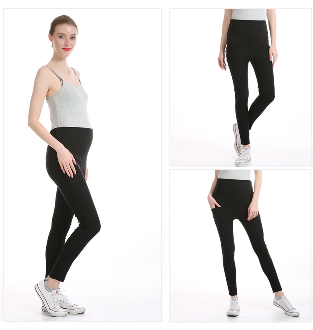 Women's Casual Style Maternity Leggings / Turtleneck